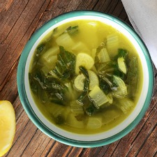 Cleansing-Garlicky-Baby-Bok-Choy-Soup