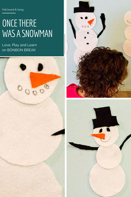Once There Was A Snowman - felt board and song