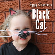 black cat mask