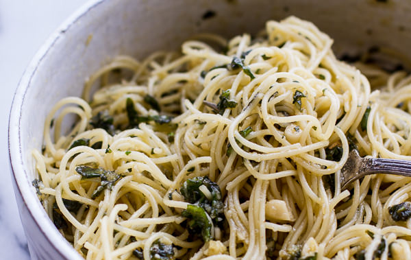20-Minute Brown Butter Chunky Basil Pesto Pasta