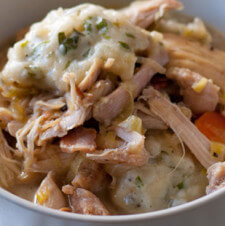 Chicken with Garlic and Herb Dumplings