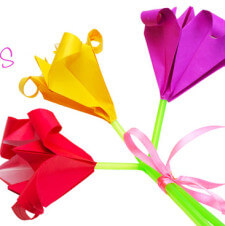 10 Spring Flower Crafts for kids