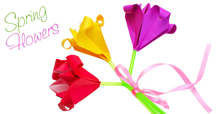 10 spring flower crafts for kids