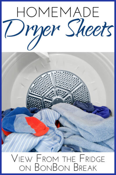 Easy to make homemade dryer sheets
