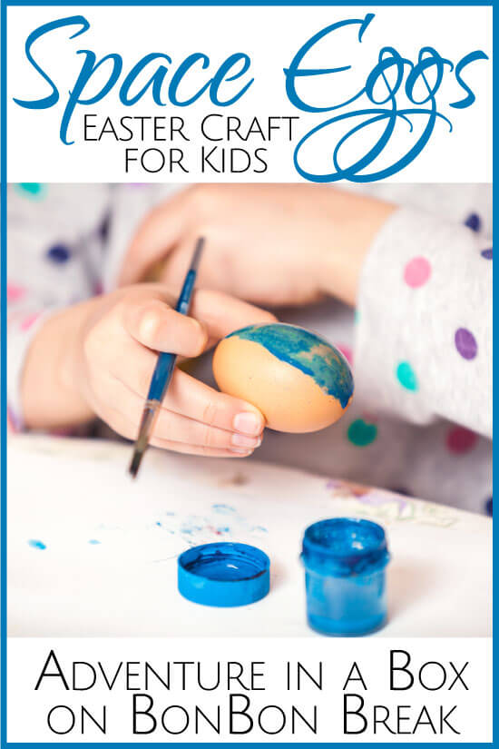 Space Eggs Easter Craft for Kids