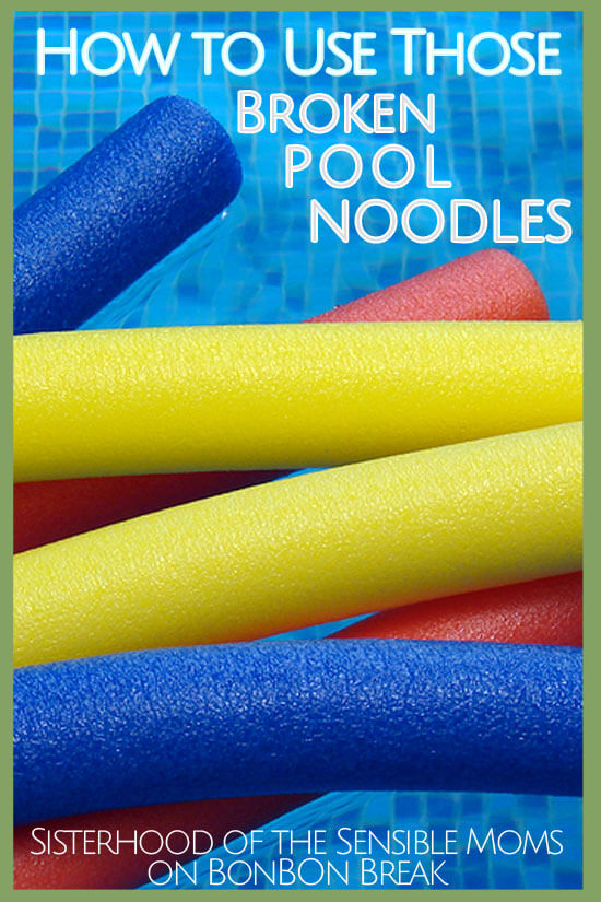 How To Use Those Busted Pool Noodles