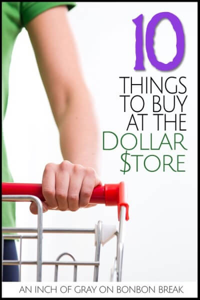 10 things to buy at the dollar store
