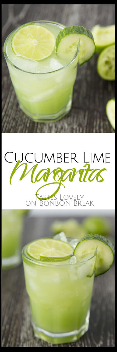 Why settle for a pre-made margarita mix when you can mix up delicious Cucumber Lime Margaritas in nothing flat. The recipe calls for Just three ingredients!