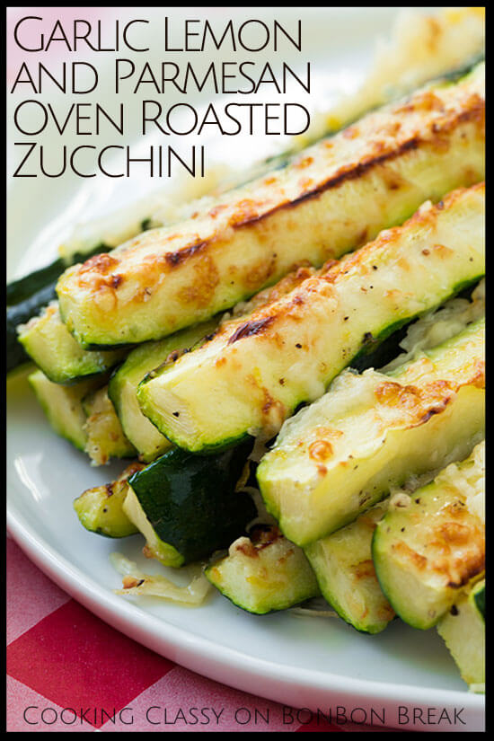 Garlic-lemon oil and a healthy dose of Parmesan cheese add great flavor to this simple, flavorful summer zucchini recipe. Add this Garlic Lemon on Oven Roasted Zucchini Recipe to your summer recipe rotation.