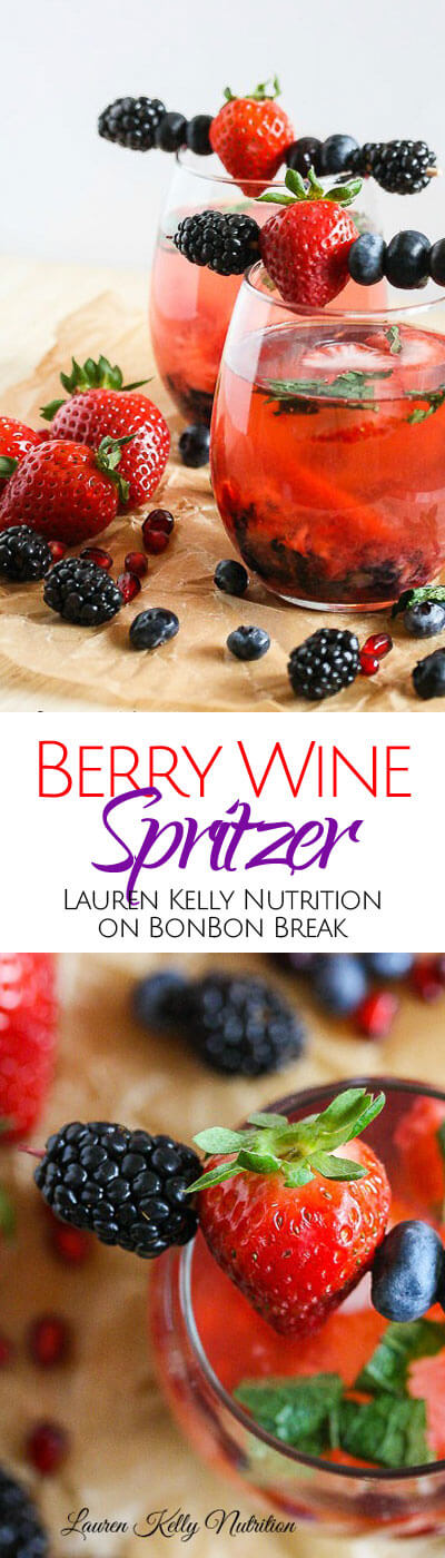 Berry Wine Spritzer | BonBon Break