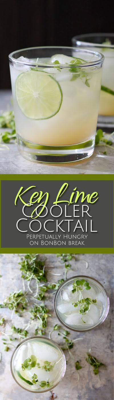 Add a burst of flavor to your life with a Key Lime Cooler Cocktail, a refreshing drink with a great tart flavor.