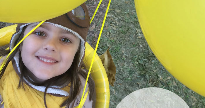 Simple Hot Air Balloon Costume for Kids