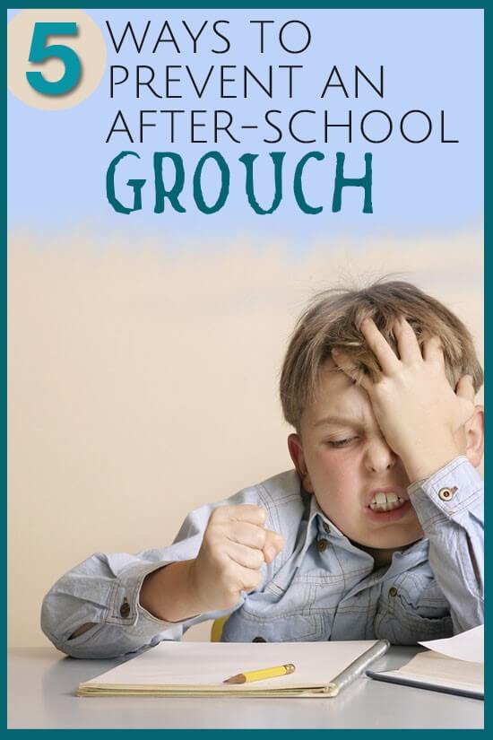 5 Ways to Prevent an After School Grouch