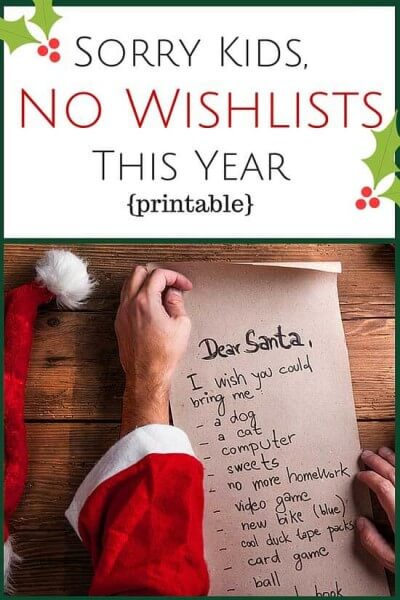 This Christmas wish list alternative might help bring the really feeling for the Christmas season into your home.