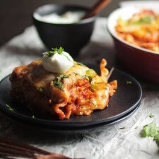 chicken enchilada lasagna recipe