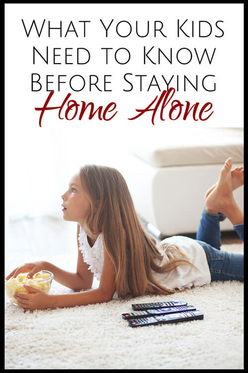 Great tips for parents and kids before kids stay home alone