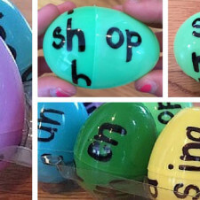 DIY Easter Egg Word Family Game