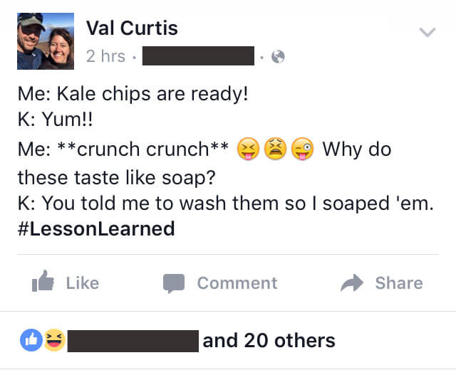 kale chips PSA