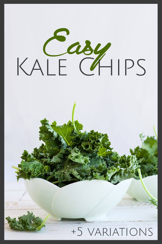 Money saving healthy snacks with this easy kale chip recipe