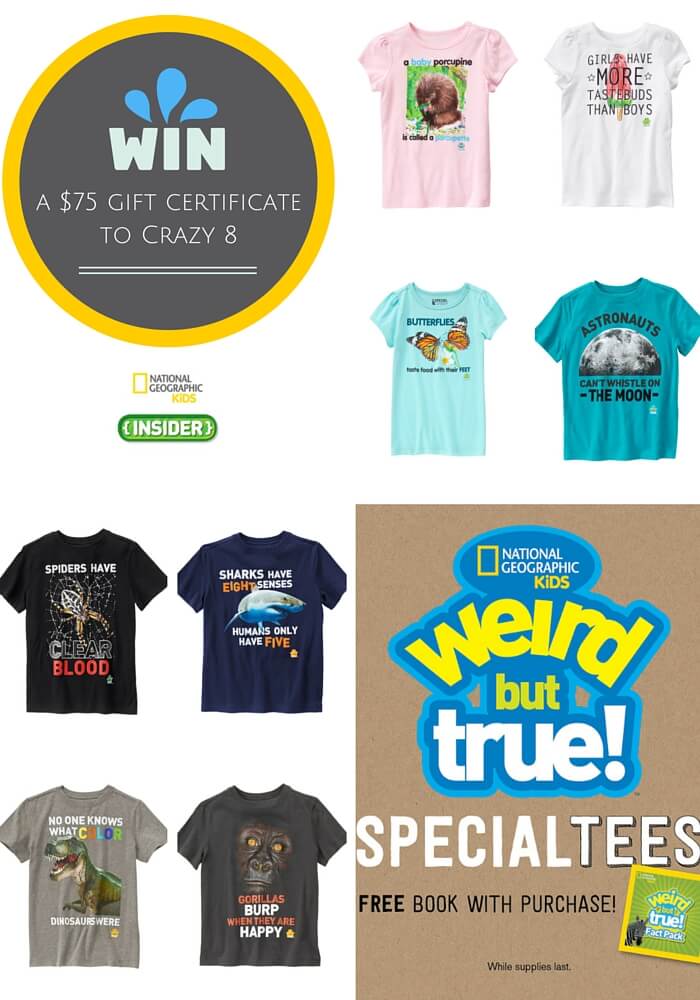 National Geographic Kids and Crazy 8 Giveaway