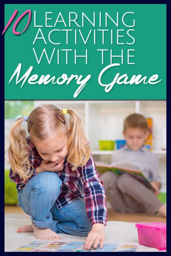 10 fun games that will help re-purpose that old Memory Game box of cards and help them get a lot more use with some great learning activities.