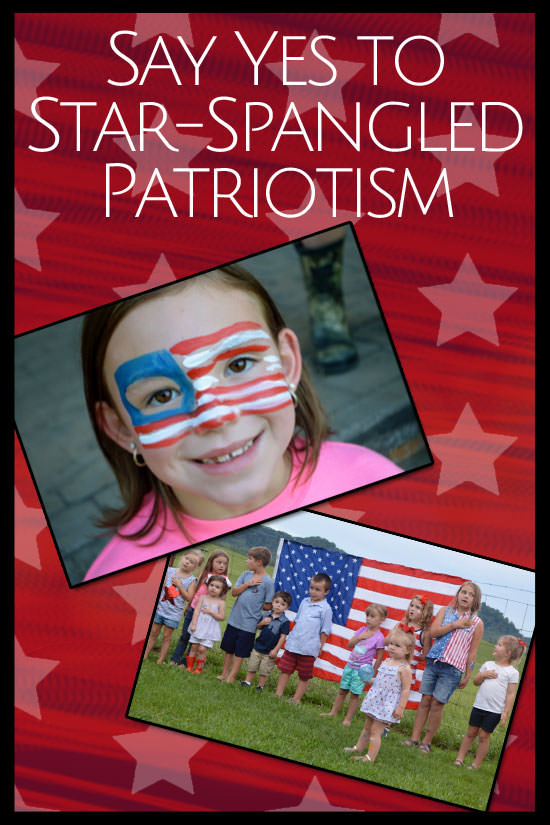 Does patriotism have a place in your family? How do you express it? There are some very simple ways.