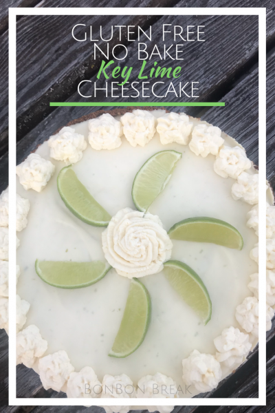 Gluten Free No Bake Key Lime Cheesecake Recipe - perfect summer dessert recipe 