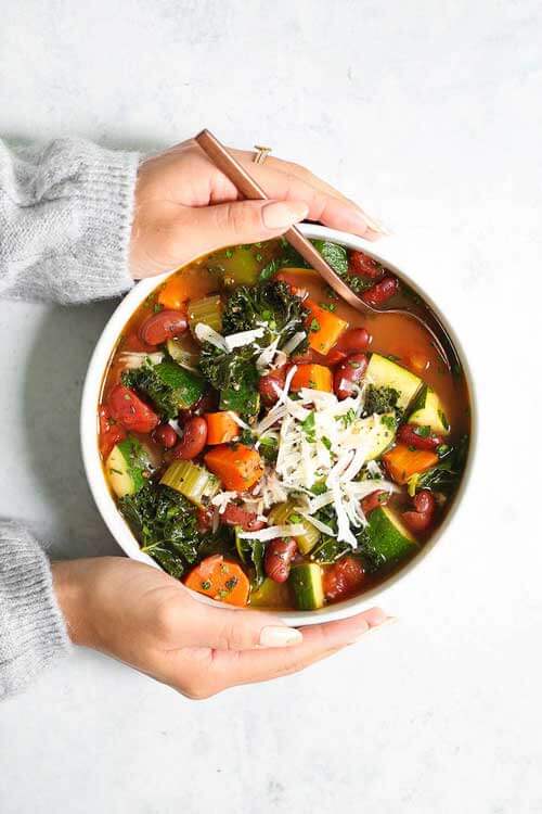 Instant Pot Minestrone Soup by Damn Delicious