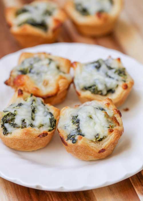 Spinach Dip Bites - Easy appetizer for family game night