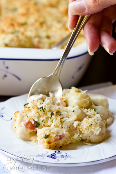 Crab and Gnocchi Gratin by A Spicy Perspective